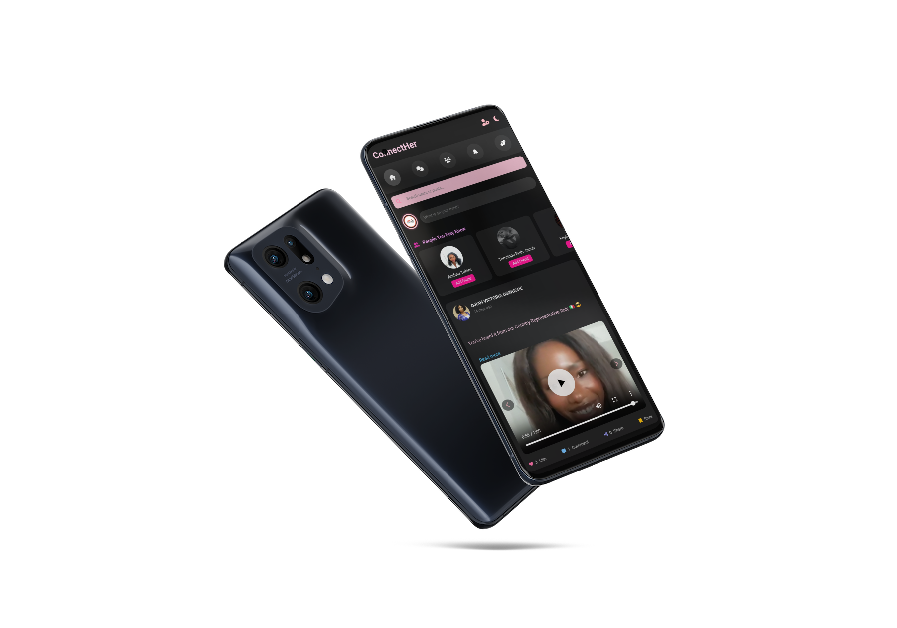 Connect Her Network App